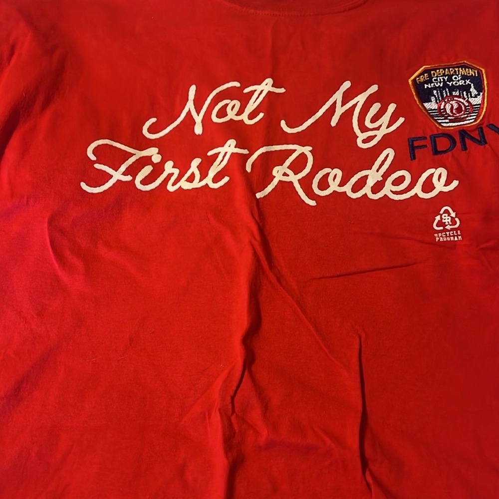 SR FDNY UpCycle Red Short Sleeve Tee